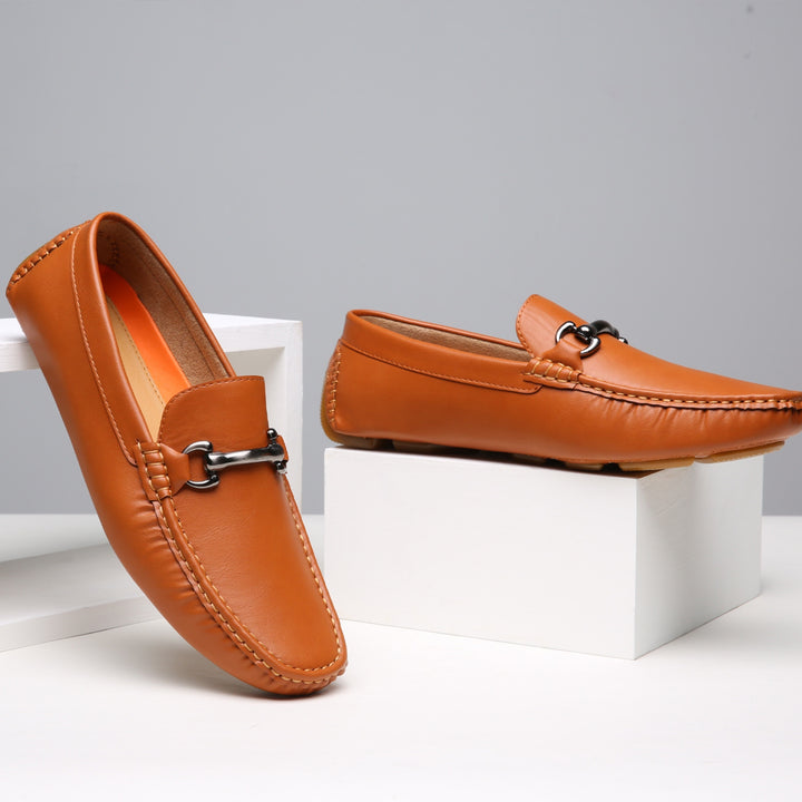 Diogene Vaccari Leather Loafers