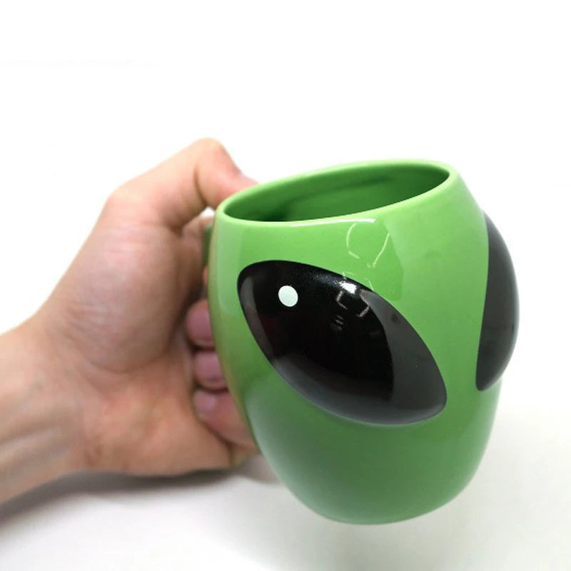 Ceramic 3D Alien Mug