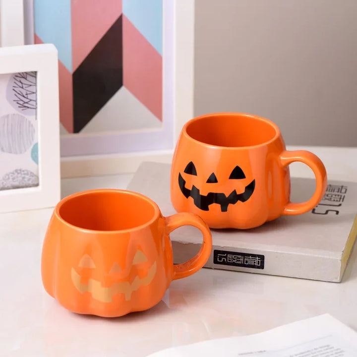 Pumpkin Glow Ceramic Mug