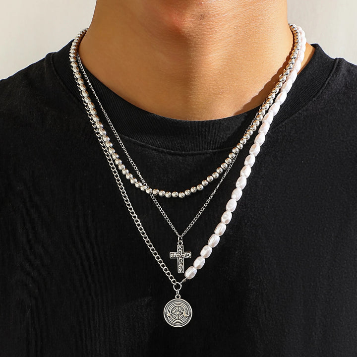 3-Layered Chain Necklace for Men