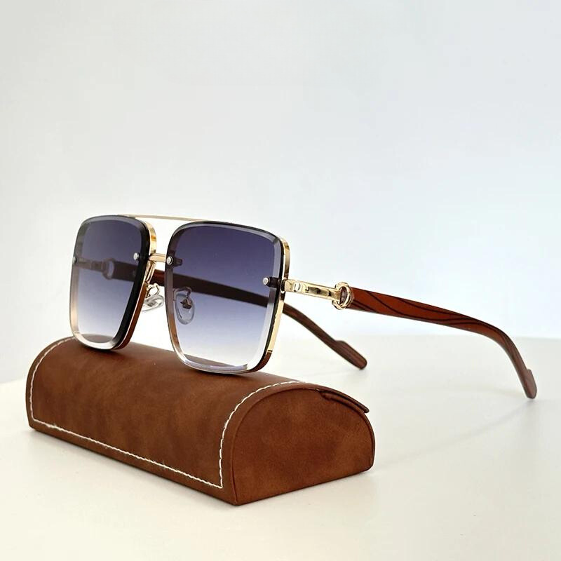 Theo Gold-framed Sunglasses