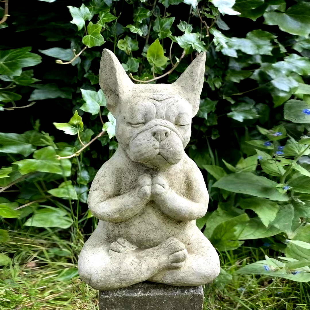 Meditation French Bulldog Sculpture