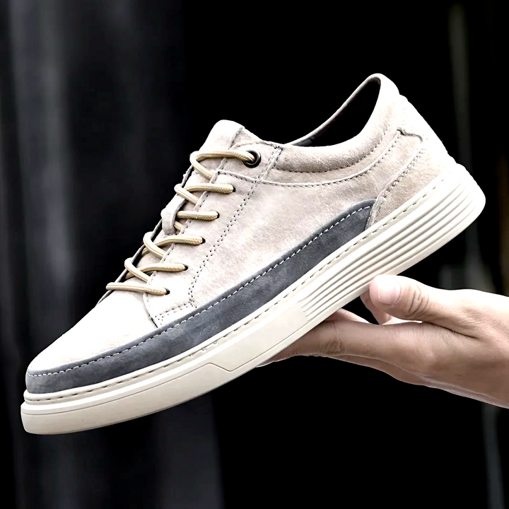 EliteTread Genuine Leather Sneakers