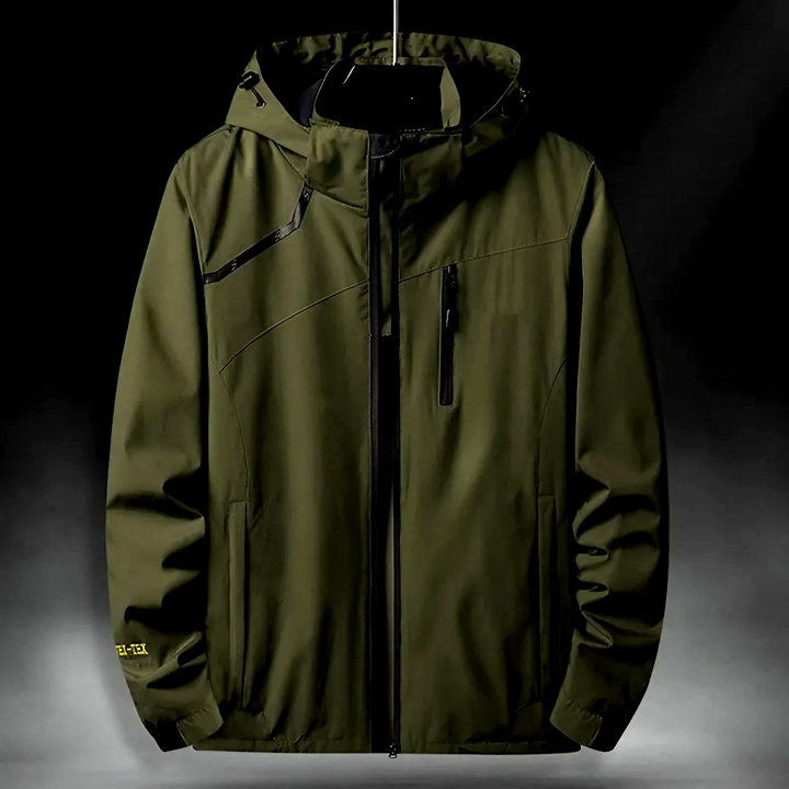 HOODED TECHNICAL JACKET