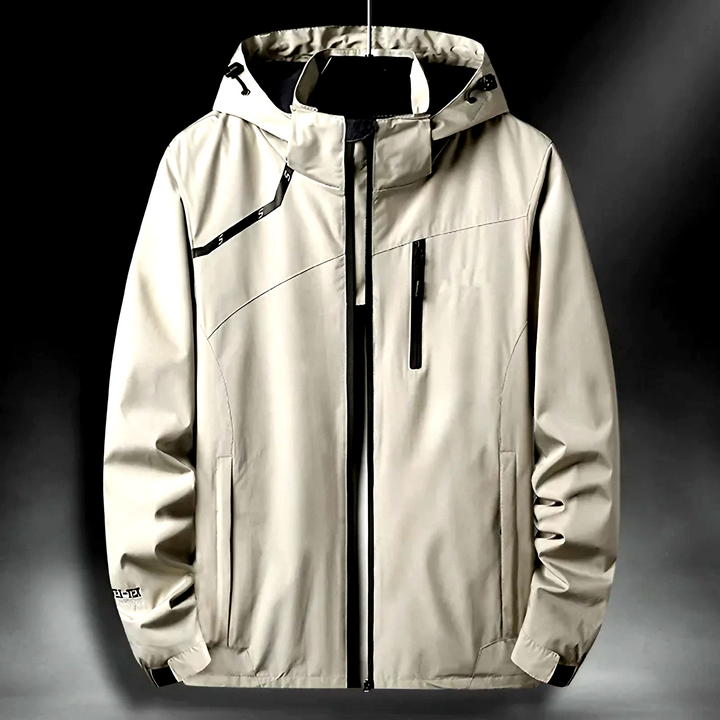 HOODED TECHNICAL JACKET