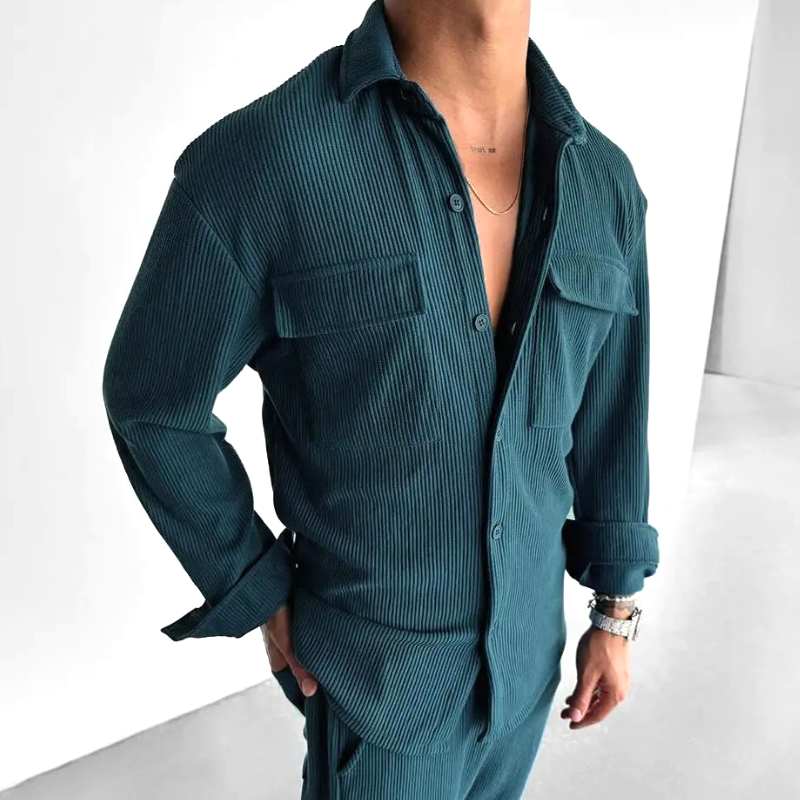 Contour Ribbed Lounge Shirt