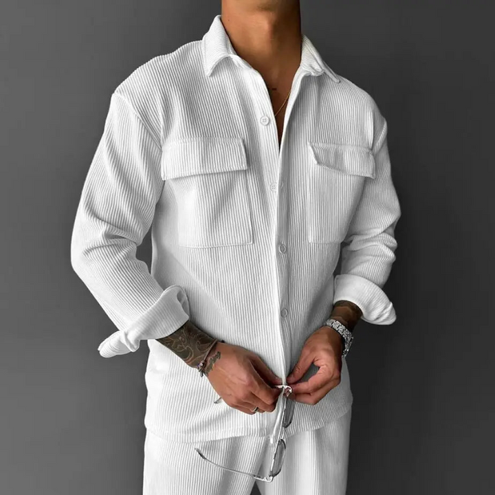 Contour Ribbed Lounge Shirt